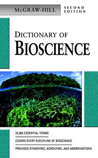 McGraw-Hill 2003, Bioscience dictionary