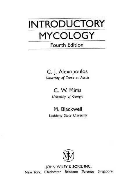 Alexopoulos et al. 1996, Introductory mycology