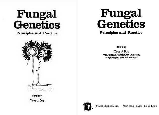 Bos 1996, Fungal Genetics. Principles and Practice (Mycology Series, Vol 13)